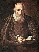 BASSETTI, Marcantonio Portrait of an Old Man with Book g USA oil painting artist
